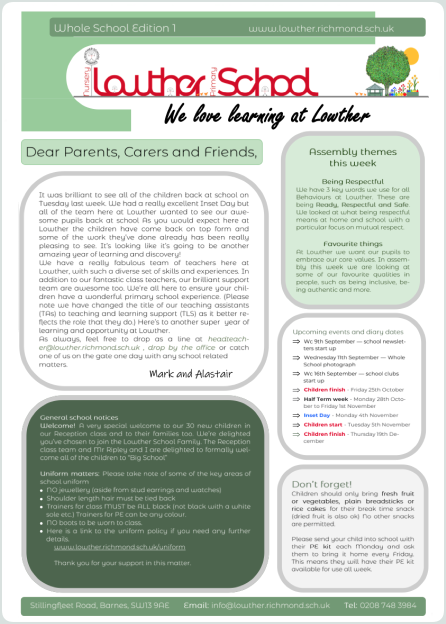 Newsletter 1 pdf link